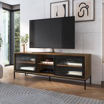 Rack para TV até 65 Polegadas com 2 Portas e 3 Prateleiras Euforia Yescasa Rack para TV até 65 Polegadas com 2 Portas e 3 Prateleiras Euforia Yescasa