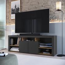 Rack para TV até 65 Polegadas com 2 Portas e 5 Nichos