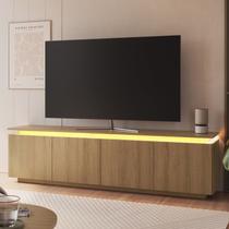 Rack para TV até 65 Polegadas com Iluminação em LED 183.4cm Rabat RL4800 Yescasa Mel Rack para TV até 65 Polegadas com Iluminação em LED 183.4cm Rabat RL4800 Yescasa Mel