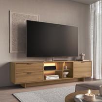 Rack para TV até 65 Polegadas com LED 180cm Aurora Mel Yescasa Rack para TV até 65 Polegadas com LED 180cm Aurora Mel Yescasa