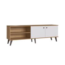 Rack Para TV até 65 Polegadas com Pés Retrô RK530 Naturalle Decibal Rack Para TV até 65 Polegadas com Pés Retrô RK530 Naturalle Decibal
