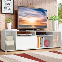 Rack para TV até 65 Polegadas Madesa Cancun - Branco Rack para TV até 65 Polegadas Madesa Cancun - Branco