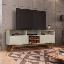 Rack Para TV até 65 Polegadas Off White/Cinamomo - Larimar/Bechara