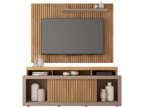 Rack para TV até 70” com Painel 1 Porta Caemmun Aego