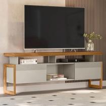 Rack para TV até 70 Polegadas MDF 180cm Portas de Correr Esmeralda Rack para TV até 70 Polegadas MDF 180cm Portas de Correr Esmeralda