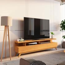 Rack para TV até 72 Polegadas 100% MDF 180cm Pés em Madeira Maciça Yucca CabeCasa MadeiraOriginals Bege Nature Rack para TV até 72 Polegadas 100% MDF 180cm Pés em Madeira Maciça Yucca CabeCasa MadeiraOriginals Bege Nature
