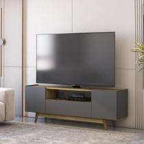 Rack para TV até 72 Polegadas com 3 Portas Retrô 182cm Multimóveis CR45367