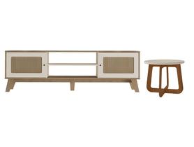 Rack para TV até 75” Artely Charlotte + Mesa de