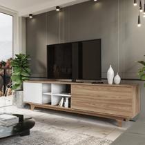 Rack para TV até 75 Polegadas 100% MDF 200cm 200X55X40Cm Lars