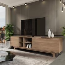 Rack para TV até 75 Polegadas 100% MDF 200cm X40Cm Lars