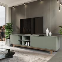 Rack para Tv até 75 Polegadas 100%mdf 200x55x40cm Lars Rack para Tv até 75 Polegadas 100%mdf 200x55x40cm Lars