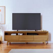 Rack para TV até 75 Polegadas 3 Gavetas com Pés Selene Madetec Rack para TV até 75 Polegadas 3 Gavetas com Pés Selene Madetec