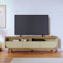 Rack para TV até 75 Polegadas 3 Gavetas com Pés Selene Madetec