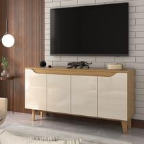 Rack para TV Até 75 Polegadas 4 Portas Royal Nature/Off White - Panorama Móveis