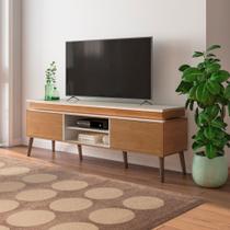 Rack Para Tv Até 75 Polegadas Artely Lumina Cor Cinamomo com Off White