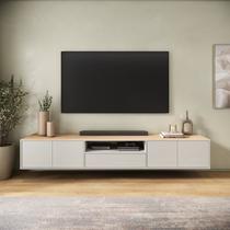 Rack para TV até 75 Polegadas com 100% MDF 220cm Astro Yescasa Rack para TV até 75 Polegadas com 100% MDF 220cm Astro Yescasa