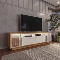 Rack para TV até 75 Polegadas com LED MDF 181cm 2 Portas Fita Cronos CabeCasa MadeiraOriginals