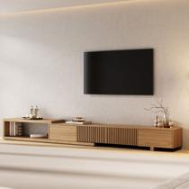 Rack para Tv até 75 Polegadas Extensível até 304cm Portas Ripadas Aruá CabeCasa MadeiraOriginals Rack para Tv até 75 Polegadas Extensível até 304cm Portas Ripadas Aruá CabeCasa MadeiraOriginals