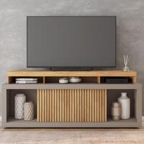 Rack para TV até 75 Polegadas Frisos Decorativos Valença - Caemmun