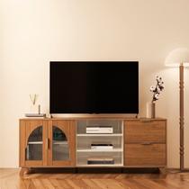 Rack para TV até 75 Polegadas MDF 180cm Murano Marrom Cinamomo/Off White Rack para TV até 75 Polegadas MDF 180cm Murano Marrom Cinamomo/Off White