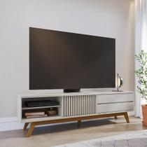 Rack para Tv até 75 polegadas Veneza Off White 200cm Colibri Rack para Tv até 75 polegadas Veneza Off White 200cm Colibri