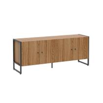 Rack para TV até 75 Polegadas Voss 4 PT Freijó e Preto