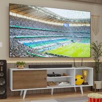 Rack Para Tv Até 80 Polegadas 160cm Branco/rustic Com Pés Branco Torino Madesa Branco/rustic Rack Para Tv Até 80 Polegadas 160cm Branco/rustic Com Pés Branco Torino Madesa Branco/rustic