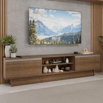 Rack para TV até 80 Polegadas 218 cm 2 Portas Rustic Glamy Madesa Rack para TV até 80 Polegadas 218 cm 2 Portas Rustic Glamy Madesa