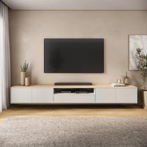 Rack para TV até 85 Polegadas com 100% MDF 270cm Astro Yescasa