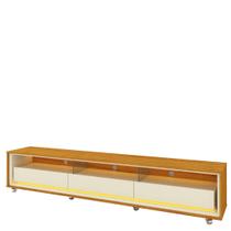 Rack para TV até 85 Polegadas com LED 100% MDF 211,4cm Rodízios Requinte