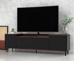 Rack para TV BRV BR 55 Preto 1,70m Design Moderno para Sala Preto Rack para TV BRV BR 55 Preto 1,70m Design Moderno para Sala Preto