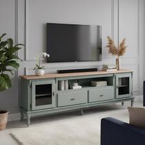 Rack para Tv com Pés Luiz XV 2 Gavetas 2 Portas e Nicho 751 Meyer Móveis - Branco Laca