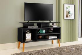 Rack para TV de 42 Pés de Madeira Suporte Robusto 110cm
