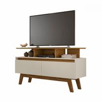 Rack Para Tv De Até 50 Polegadas Cinamomo/off White Rubi Bechara Rack Para Tv De Até 50 Polegadas Cinamomo/off White Rubi Bechara