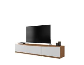 Rack Para TV Eros 1,80m Cedro/Branco - Casa D