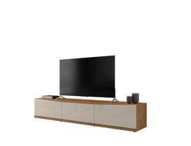 Rack Para TV Eros 1,80m Cedro/Off White - Casa D