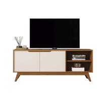 Rack para TV JB Tucuma 1.4 Nature com Off White - Moveis JB