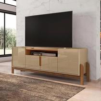 Rack para tv lizz casa d 1,70 champagne/cedro