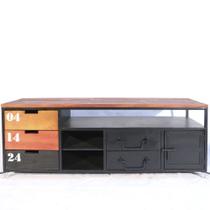 Rack Para Tv Loft - Estilo Industrial Em Ferro