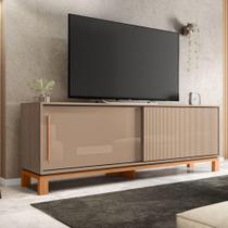 Rack para Tv Mondrian Até 65 Polegadas 179,4cm Mdf Mdp Sued Mr Freijo Caemmun Móveis Rack para Tv Mondrian Até 65 Polegadas 179,4cm Mdf Mdp Sued Mr Freijo Caemmun Móveis