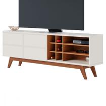 Rack para TV Noronha até 70 Polegadas 2 Portas 2 Prateleiras Colibri Móveis