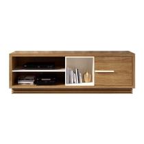 Rack para TV RA2002 até 65 Polegadas c/ 1 Porta e 3 Nichos Natural/Off White - Tecno Mobili