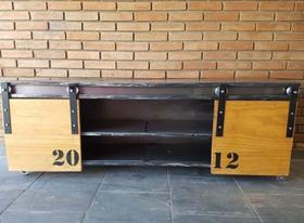 Rack Para Tv Staten Island - Estilo Industrial Em Ferro PERSONALIZADO Rack Para Tv Staten Island - Estilo Industrial Em Ferro PERSONALIZADO