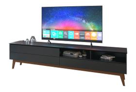 Rack para TV Wall 1.8 Preto - MoveisAqui
