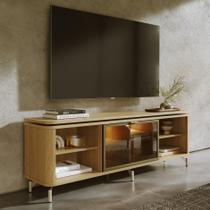 Rack para TVs até 75 Polegadas 100% MDF 1 Porta com Vidro Reflecta Lincoln Float 169cm Rack para TVs até 75 Polegadas 100% MDF 1 Porta com Vidro Reflecta Lincoln Float 169cm