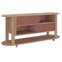 Rack para TVs de 65' 4 Rodízios Verê Naturale Terracota - CasaH