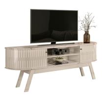 Rack para TVs de 75 Polegadas Leicester Calacata Off White Rack para TVs de 75 Polegadas Leicester Calacata Off White