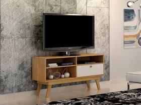 Rack Para TVs Grecia 1,36 Cinamomo/Off White Rack Para TVs Grecia 1,36 Cinamomo/Off White