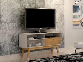 Rack Para TVs Grecia 1,36 Off White/Cinamomo