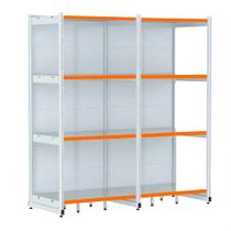 Rack Parede 202 Fit 60 Ate 2 Metros Branco 8 Bandeja Pe Laranja Rack Parede 202 Fit 60 Ate 2 Metros Branco 8 Bandeja Pe Laranja
